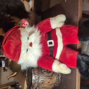 AVAILABLE - Vintage Santa Beanie Buddies 2000